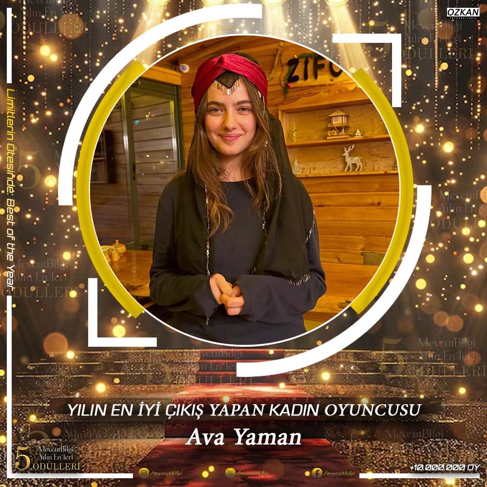 Yılın En İyi Çıkış Yapan Kadın Oyuncusu Ava Yaman